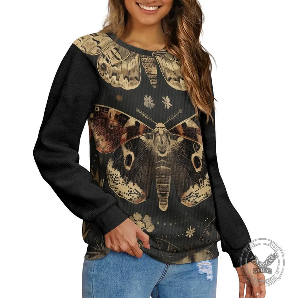 Vintage Flying Moth And Flower Sweater sold by GTHIC product image thumbnail 5