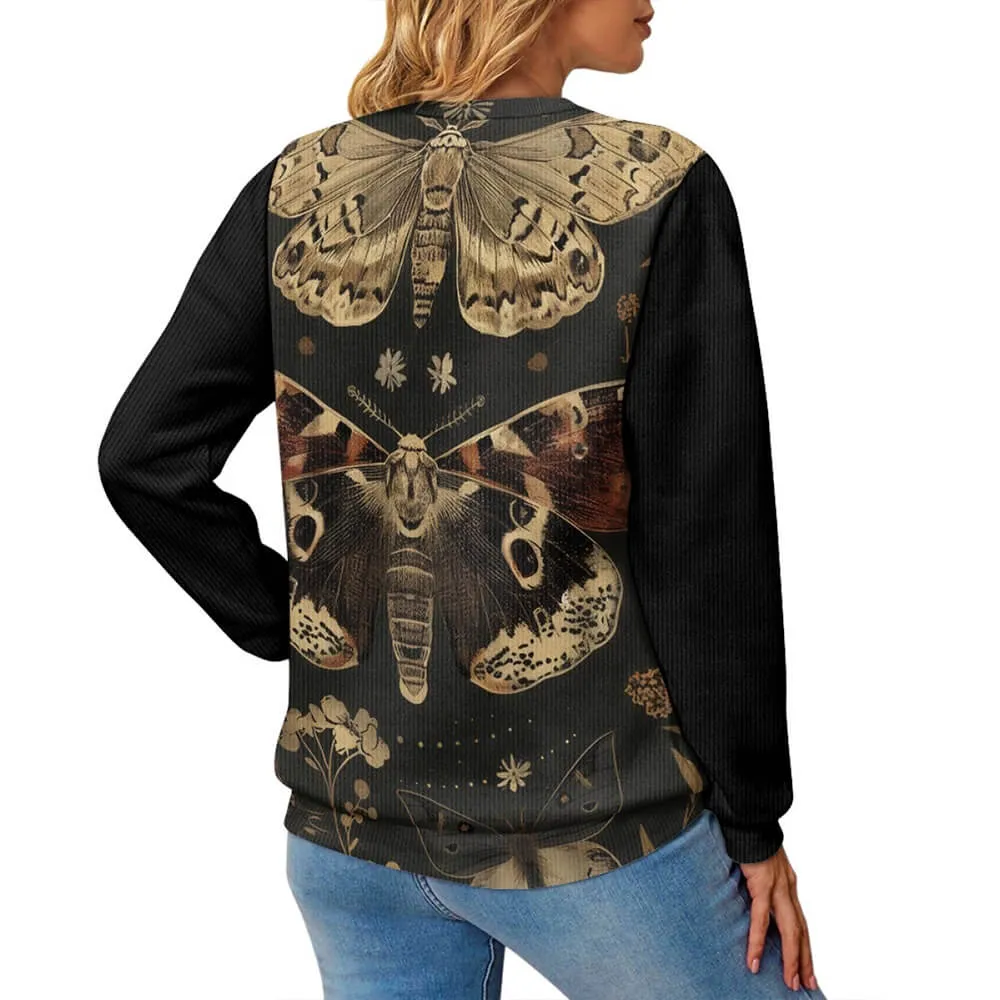 Vintage Flying Moth And Flower Sweater sold by GTHIC product image thumbnail 4