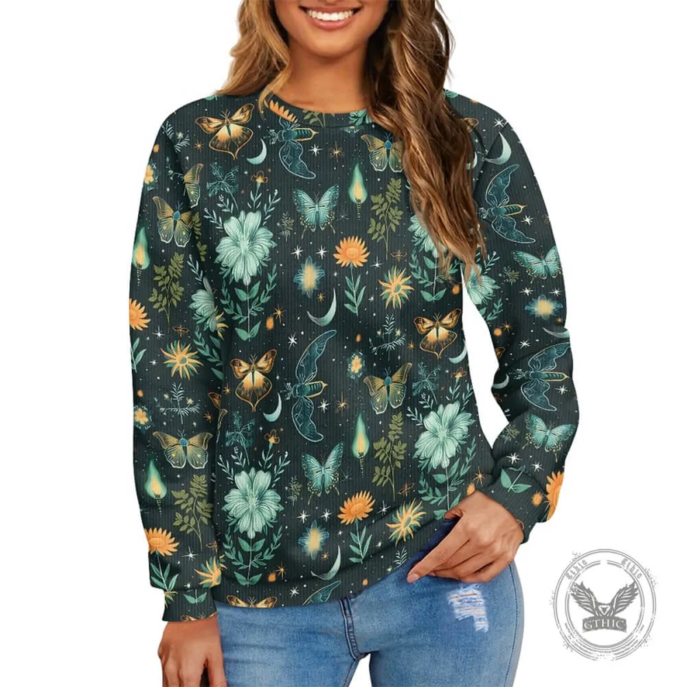 Fairy Flower Fire Butterfly Sweater sold by GTHIC product image thumbnail 3