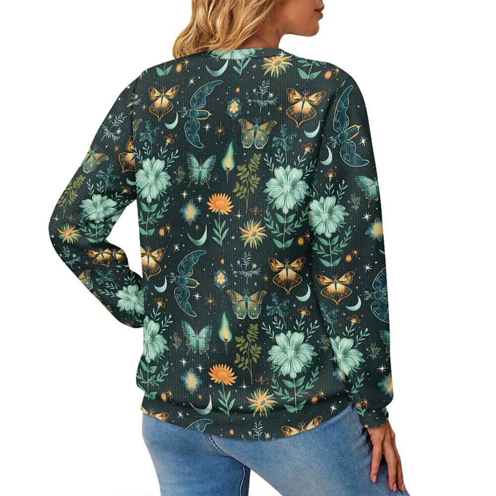Fairy Flower Fire Butterfly Sweater sold by GTHIC product image thumbnail 4