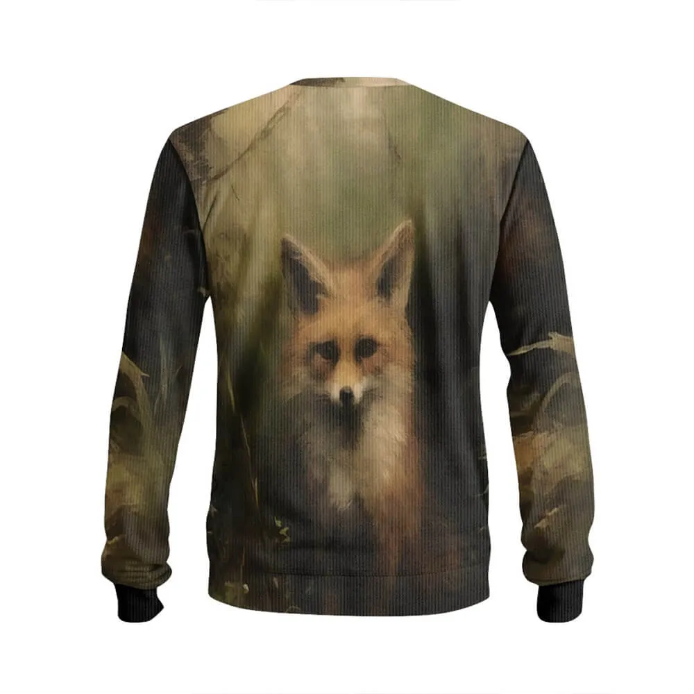 Forest Cute Fox Print Sweater sold by GTHIC product image thumbnail 5