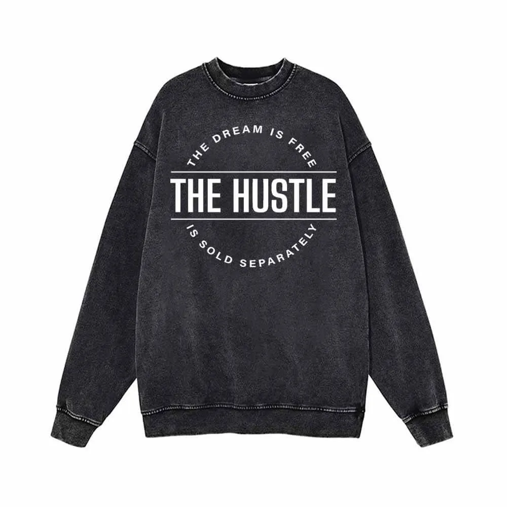 The Dream is Free Funny Vintage Washed Sweatshirt sold by GTHIC