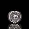 Customizable Buffalo Nickel Coin Sterling Silver Ring sold by GTHIC