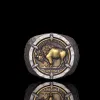 Customizable Buffalo Nickel Coin Sterling Silver Ring sold by GTHIC