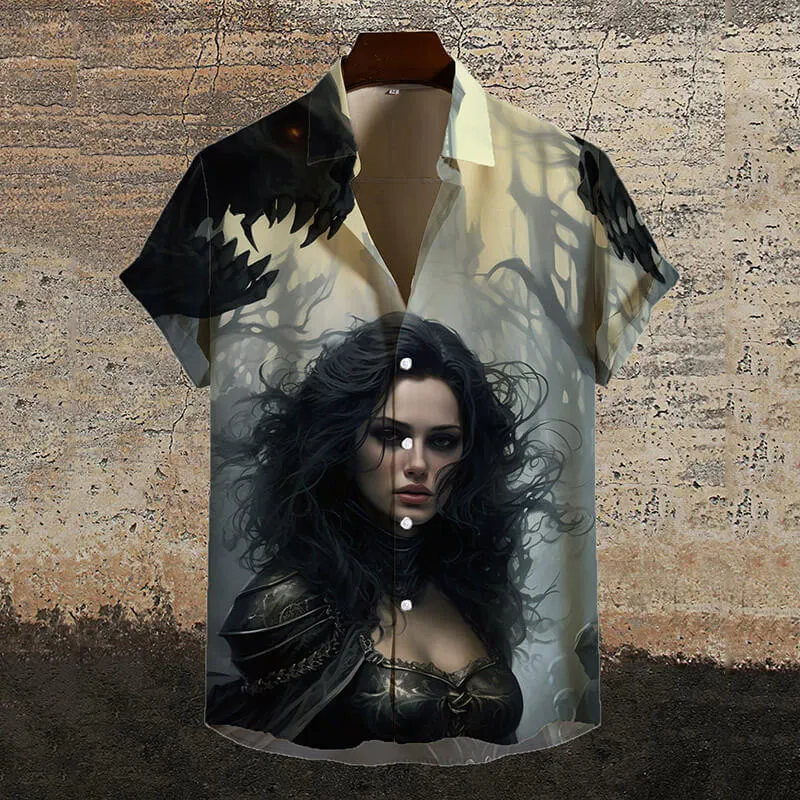 Gothic Female Beauty Short Sleeve Shirt sold by GTHIC