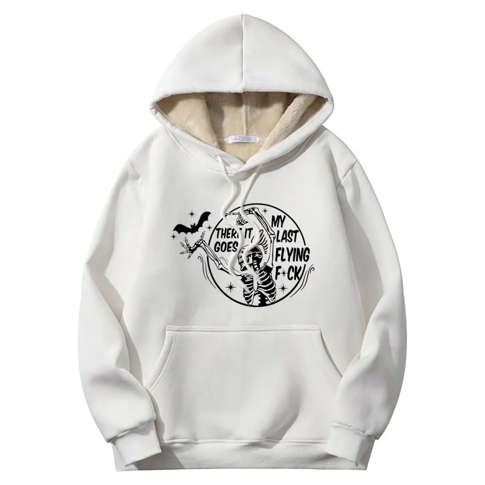 Multicolor Bat Skull Letters Fleece Crew Collar Hoodie sold by GTHIC product image thumbnail 2