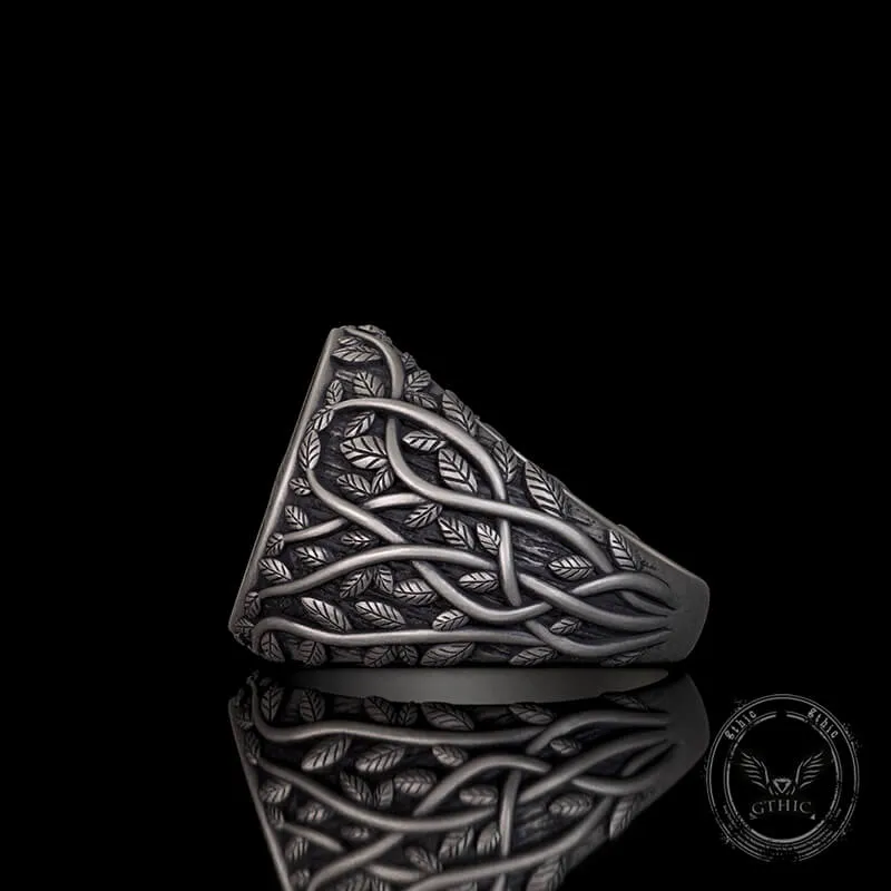 Tree Of Life Yggdrasil Sterling Silver Viking Ring sold by GTHIC product image thumbnail 4