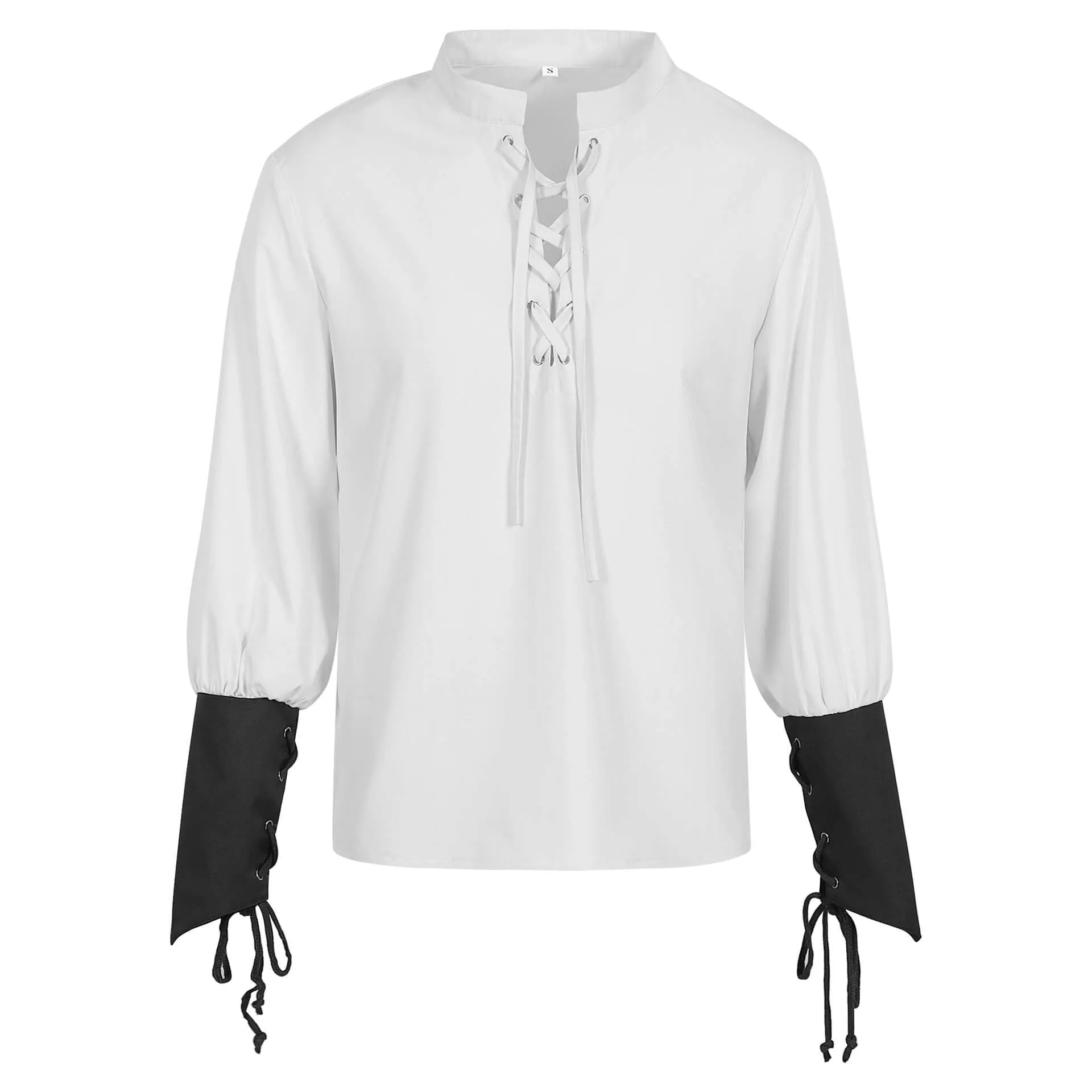 Vintage Medieval Steampunk Spandex Lace-Up Top sold by GTHIC product image thumbnail 3