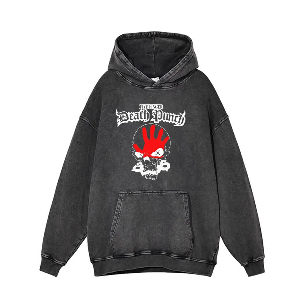 Five Finger Death Punch Vintage Vintage Washed Hoodie sold by GTHIC