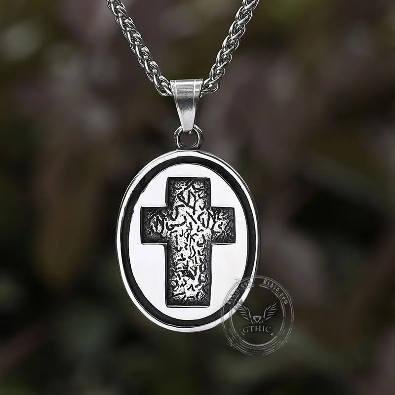 Holy Prayer Stainless Steel Christian Pendant sold by GTHIC product image thumbnail 4