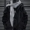 Wasteland Style Frayed Hem Fake Two-Piece Hooded Jacket sold by GTHIC