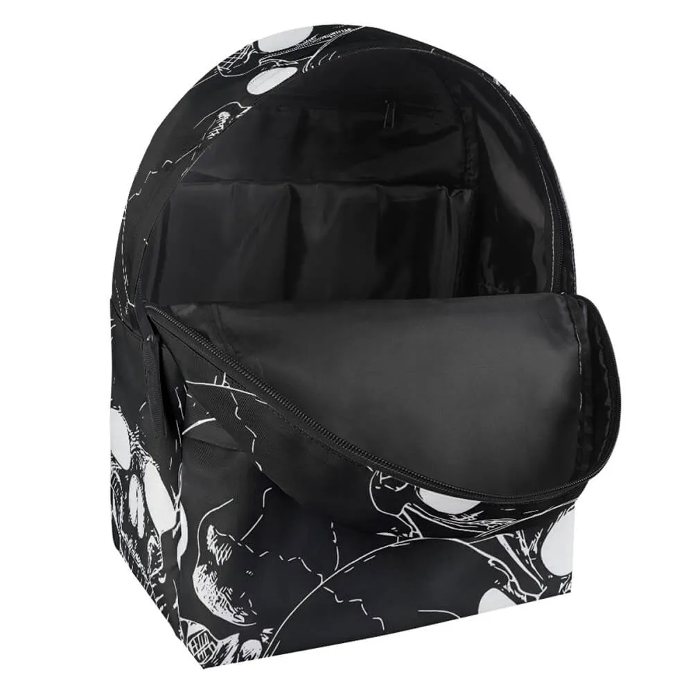 Gothic Skull Printed Casual Sports Backpack sold by GTHIC product image thumbnail 3