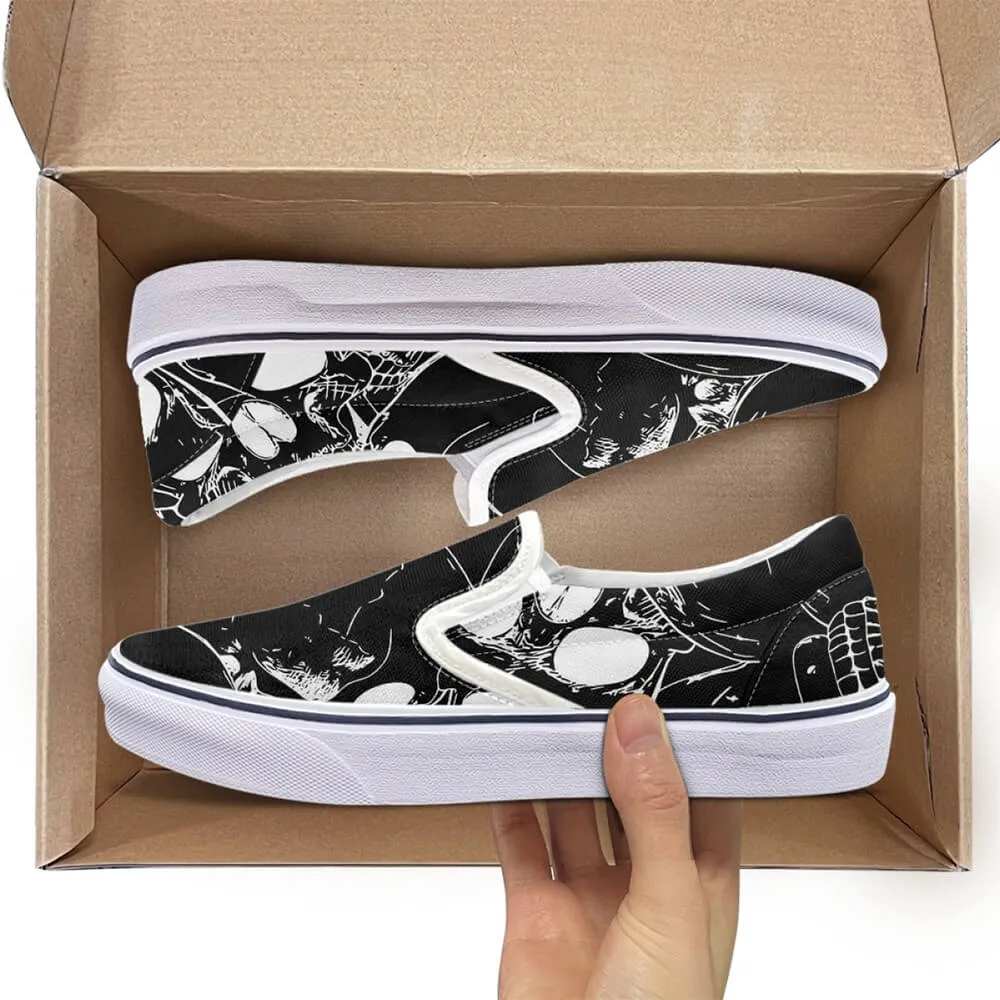 Gothic Skull Print Casual Sports Canvas Shoes sold by GTHIC product image thumbnail 5