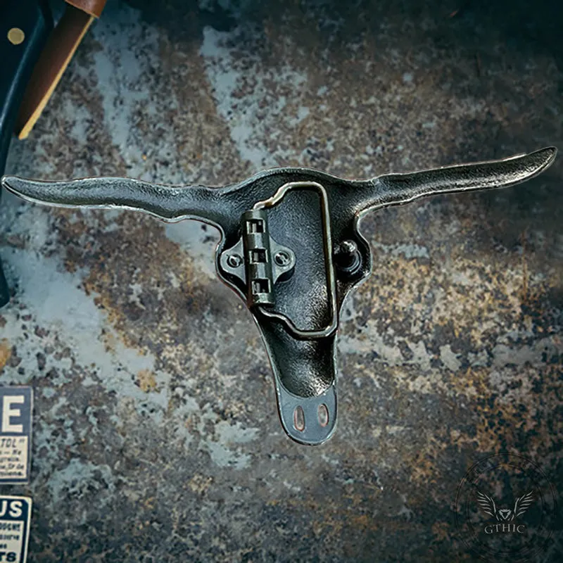 Bighorn Bison Skull Zinc Alloy Belt Buckle sold by GTHIC product image thumbnail 4