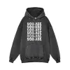 You Are Worthy And Loved Vintage Washed Hoodie sold by GTHIC