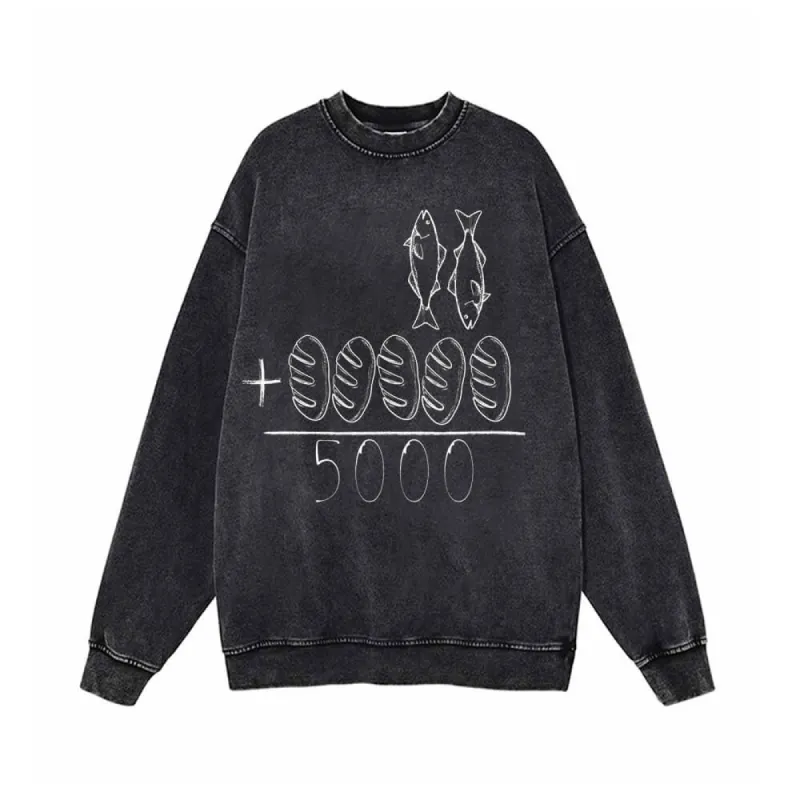 Fish Plus Bread Vintage Washed Sweatshirt sold by GTHIC