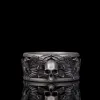 Skull Double Eagle Sterling Silver Ring sold by GTHIC