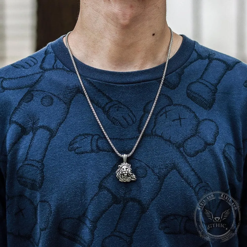 Domineering Lion Pure Tin Necklace sold by GTHIC product image thumbnail 2