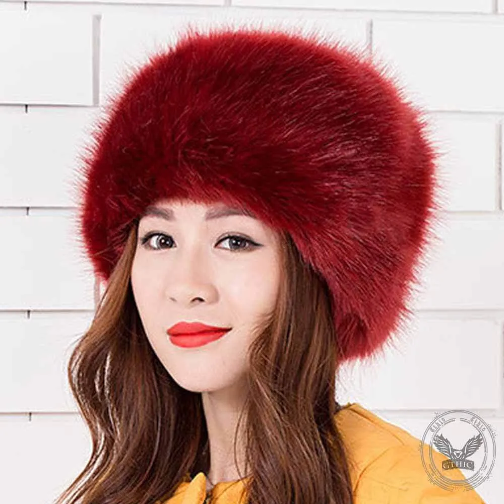 Stylish Round Plush Warm Hat sold by GTHIC product image thumbnail 3