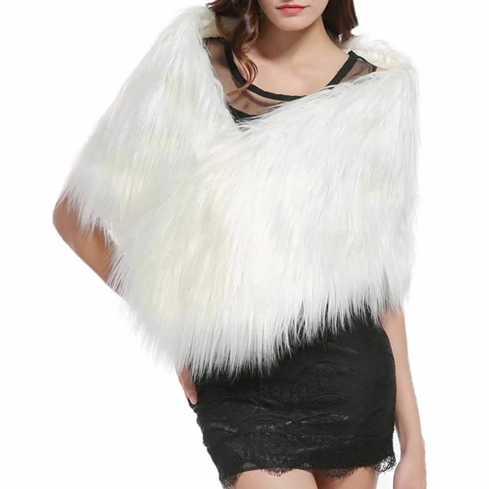 Gorgeous Faux Fur Plush Shawl sold by GTHIC