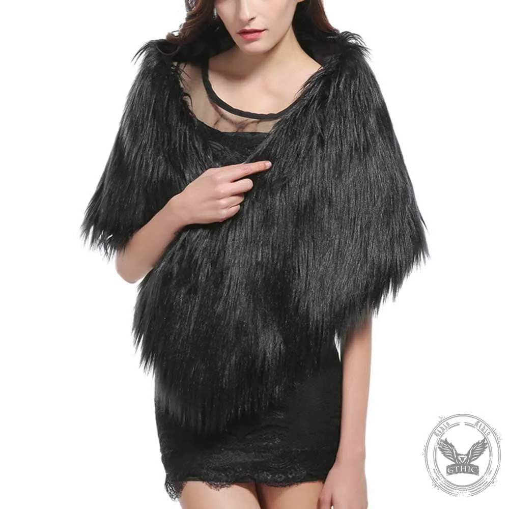 Gorgeous Faux Fur Plush Shawl sold by GTHIC product image thumbnail 2