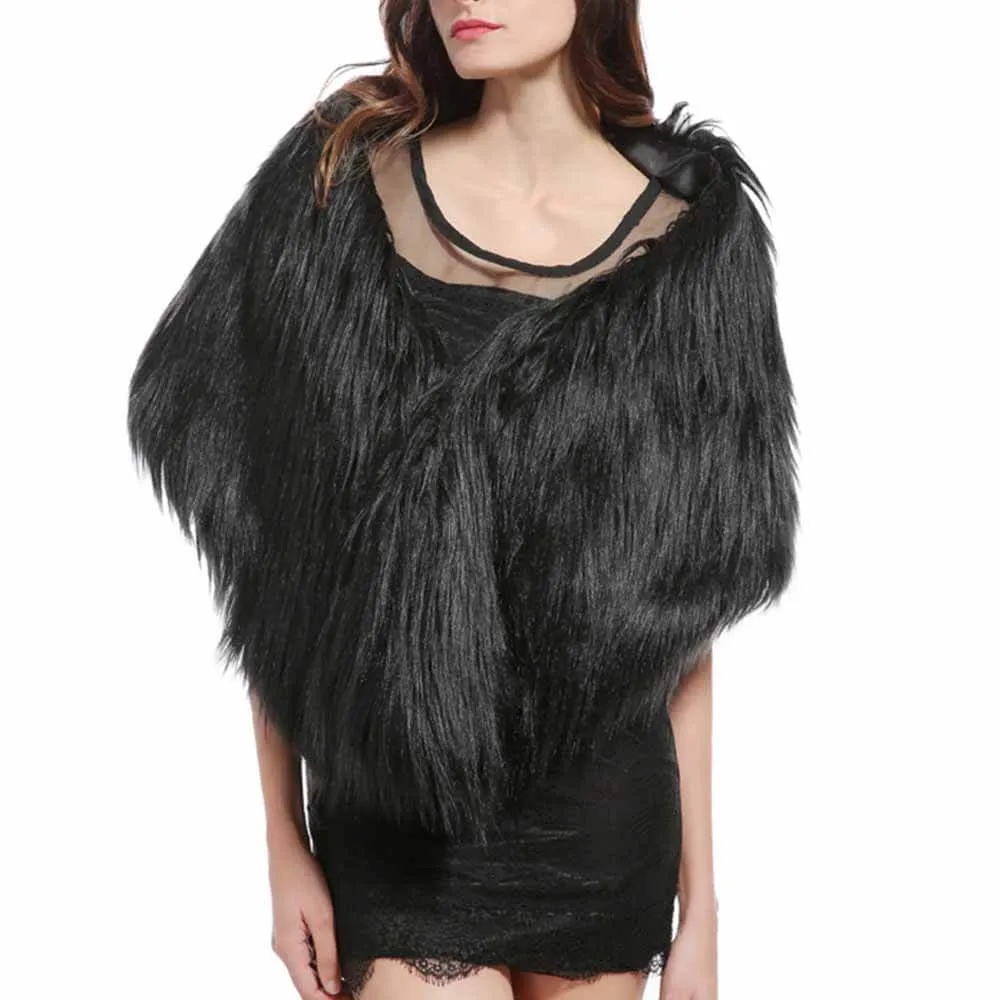 Gorgeous Faux Fur Plush Shawl sold by GTHIC product image thumbnail 4