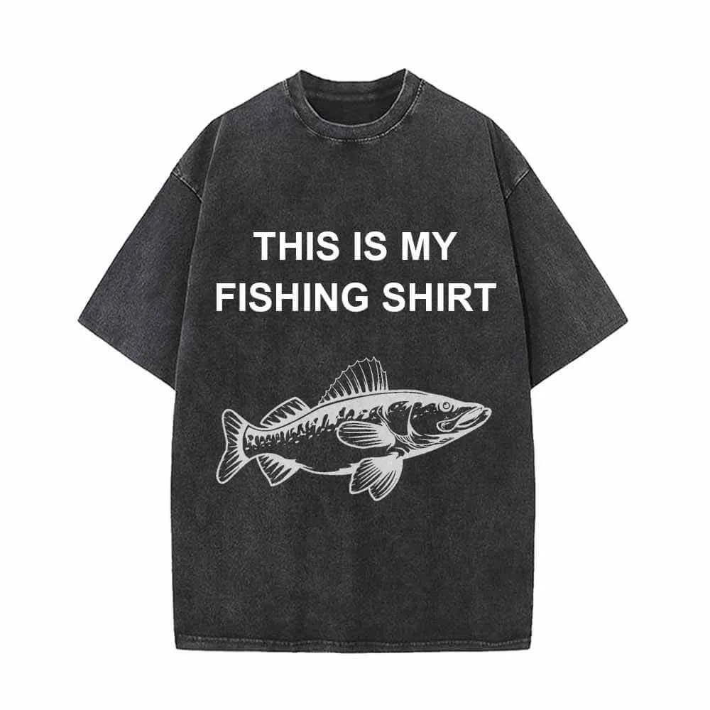 This Is My Fishing Vintage Washed T-shirt sold by GTHIC