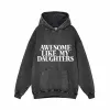 Awesome Like My Daughters Vintage Washed Hoodie sold by GTHIC