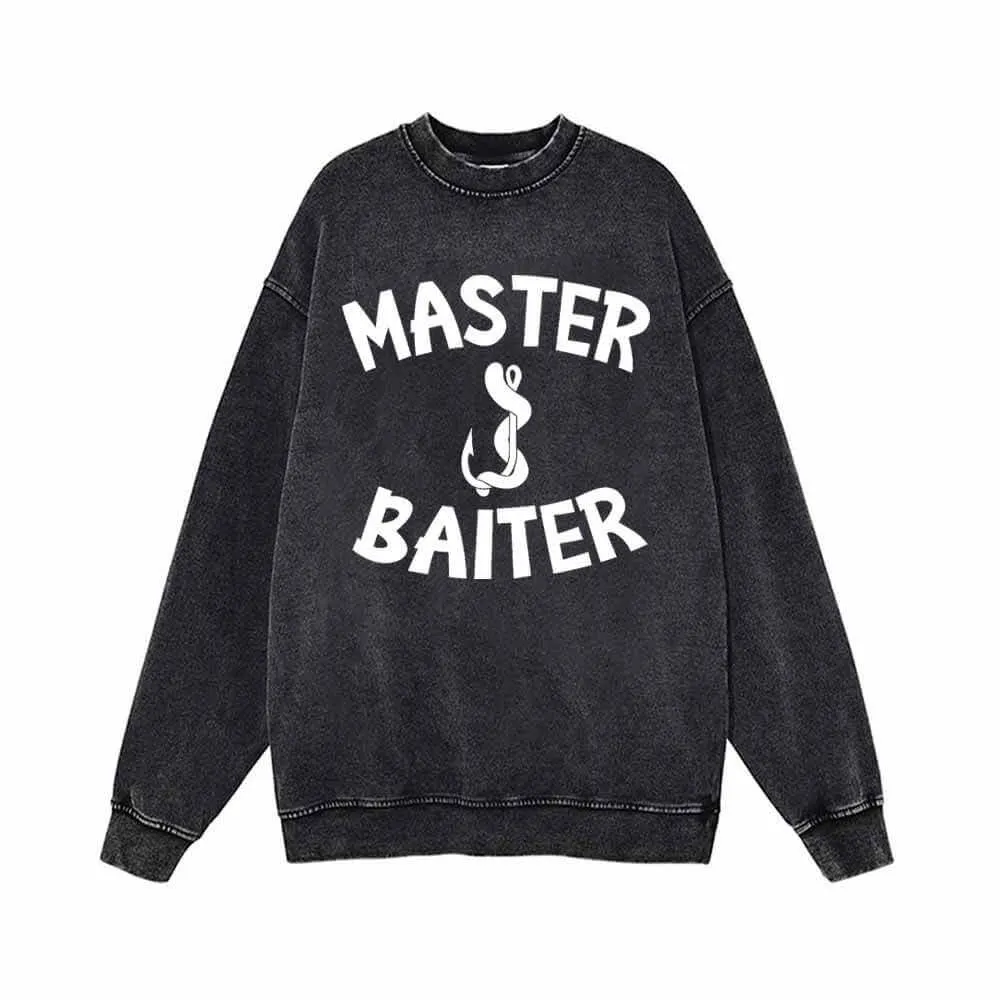 Master Baiter Vintage Washed Sweatshirt sold by GTHIC