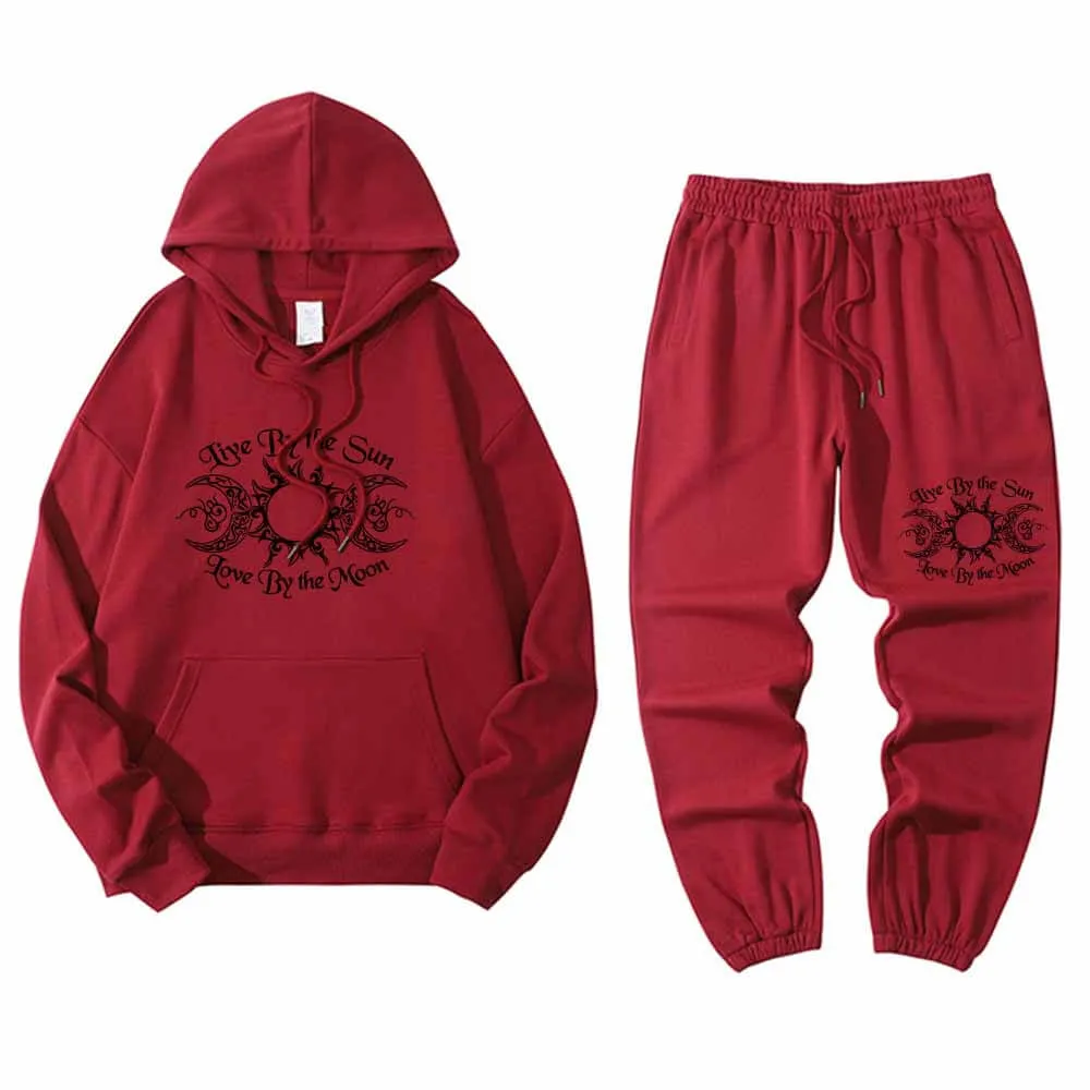 Live By The Sun Crew Collar Hoodie Pants Set sold by GTHIC product image thumbnail 2