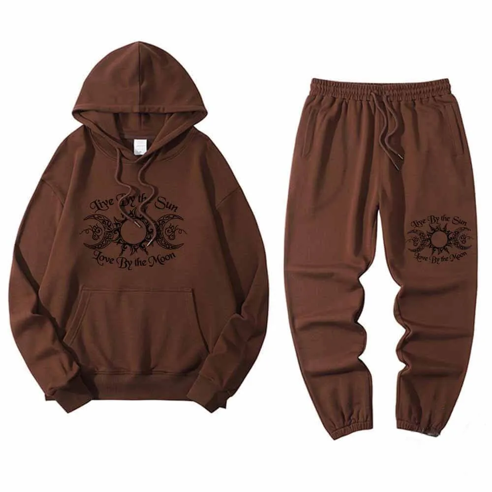 Live By The Sun Crew Collar Hoodie Pants Set sold by GTHIC product image thumbnail 5