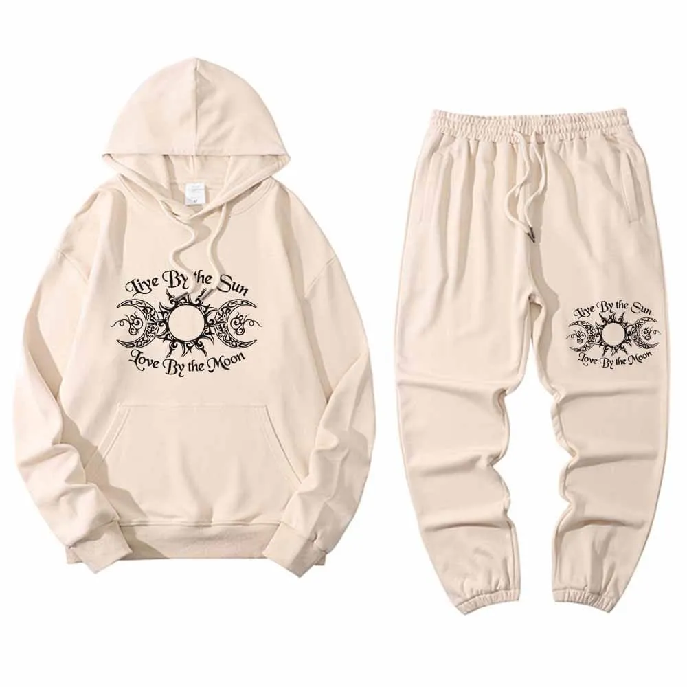 Live By The Sun Crew Collar Hoodie Pants Set sold by GTHIC product image thumbnail 3