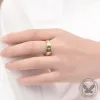 Vintage All-seeing Eye Stainless Steel Spinner Ring sold by GTHIC