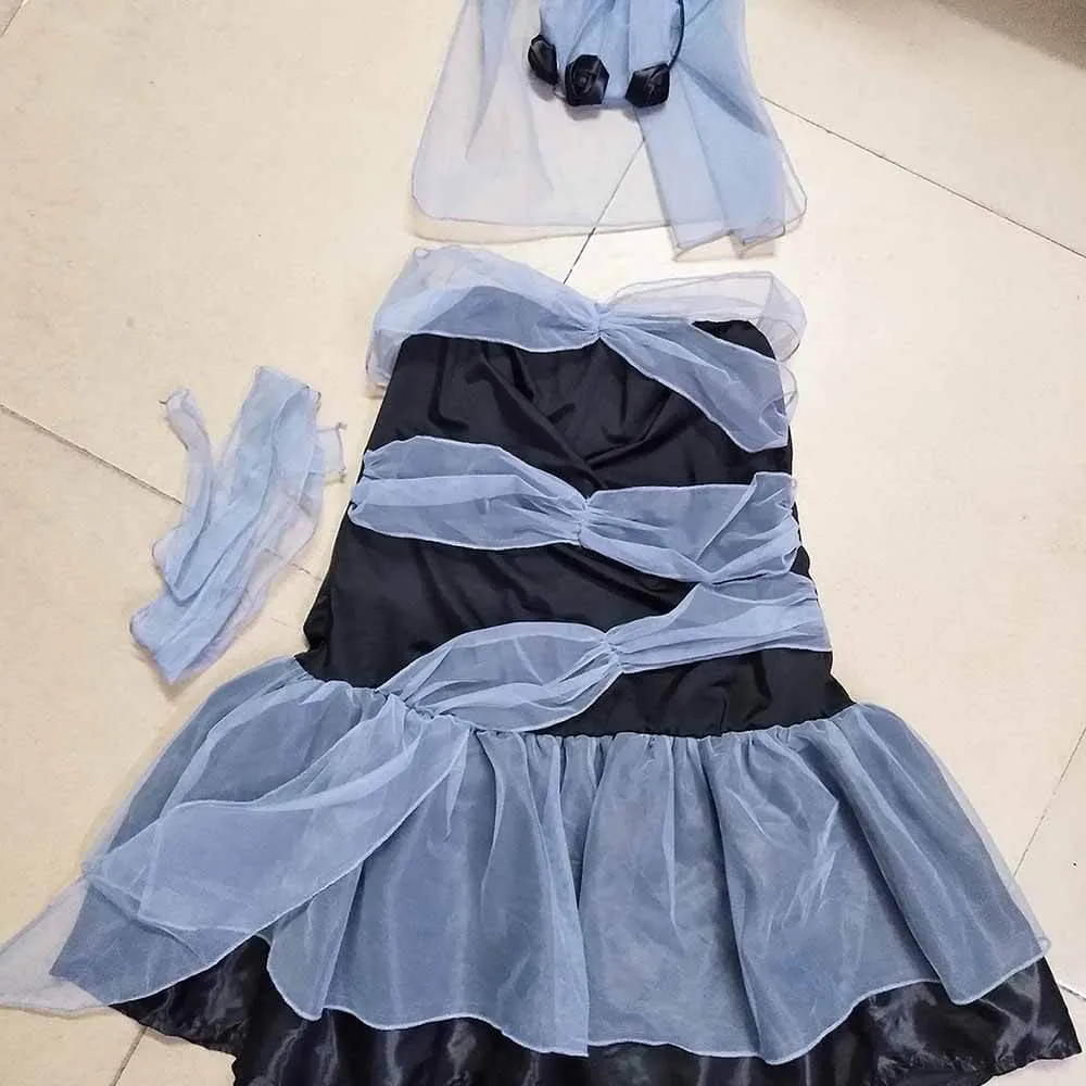 Gothic Tulle Bandeau Mini Dress sold by GTHIC product image thumbnail 5