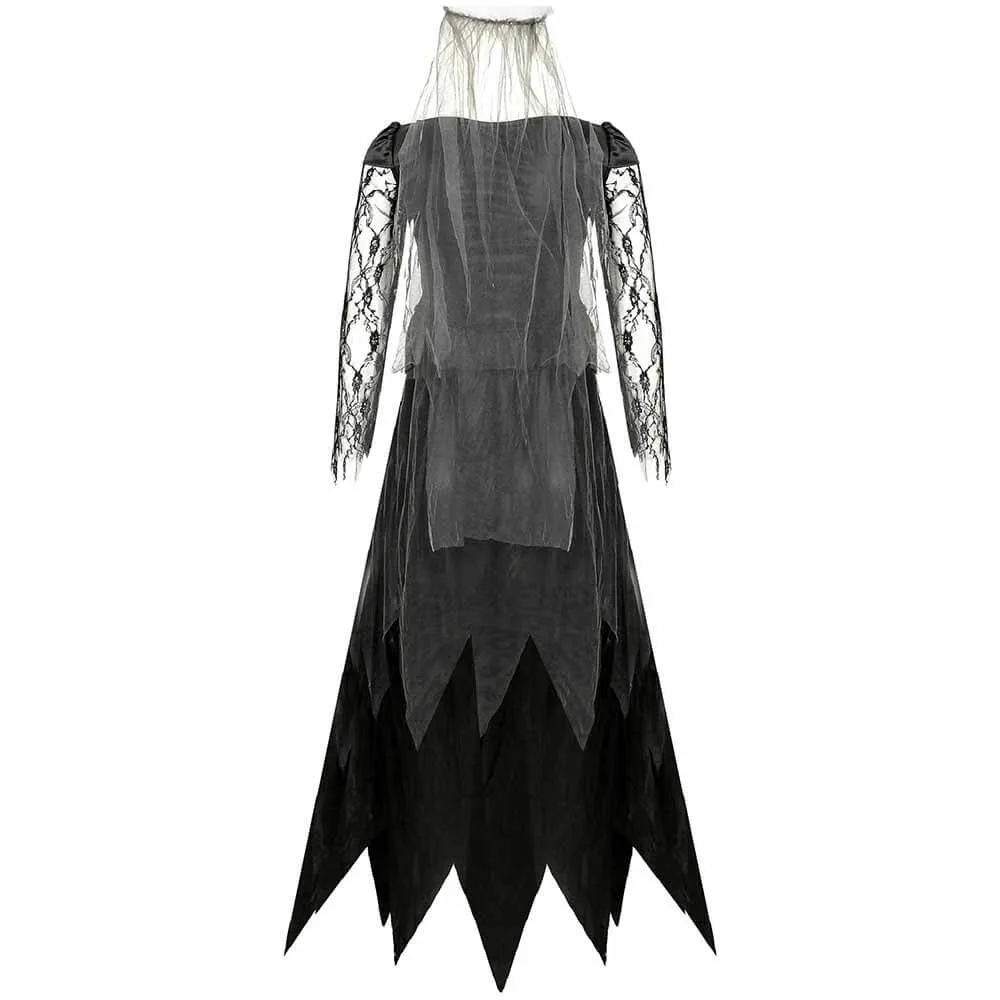 Gothic Witch Irregular Broken Dress sold by GTHIC product image thumbnail 4