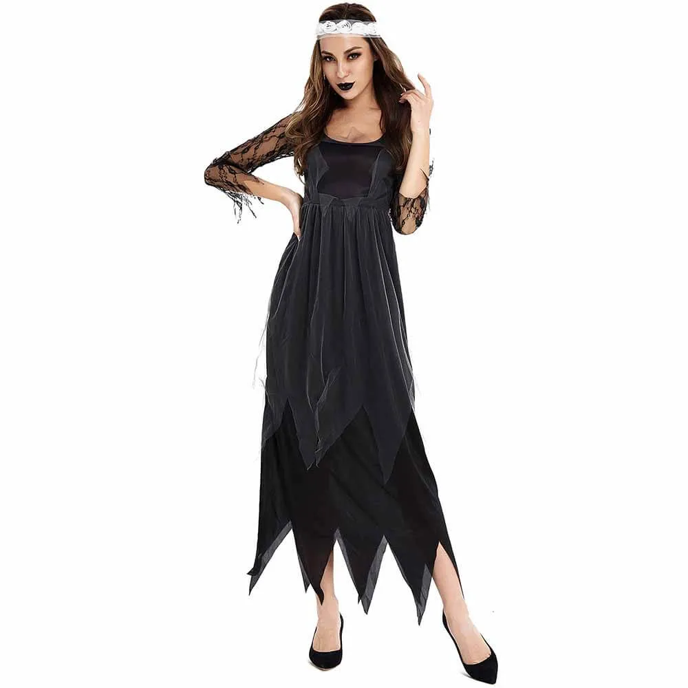 Gothic Witch Irregular Broken Dress sold by GTHIC