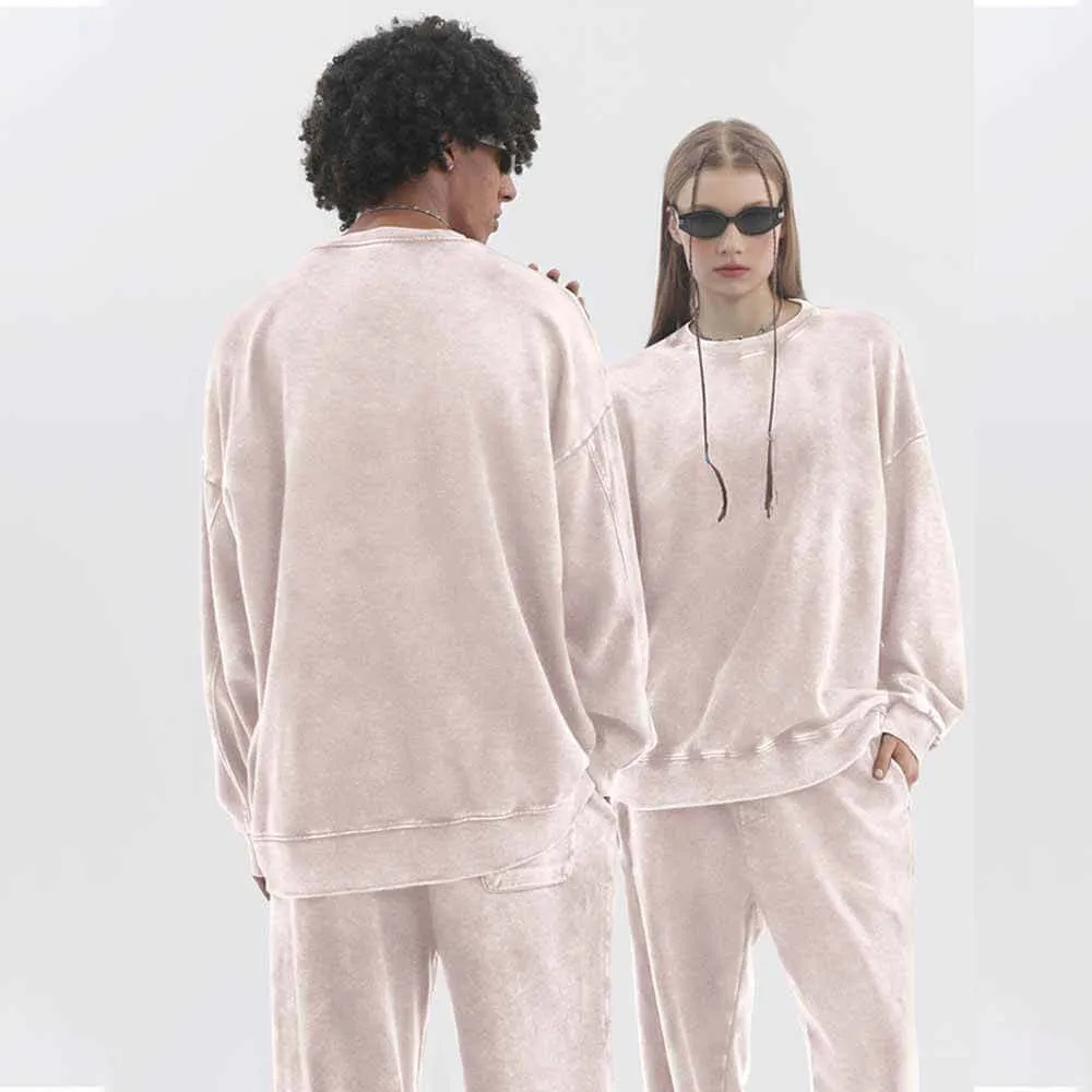 Multicolor Vintage Washed Crew Collar Sweatshirt Pants sold by GTHIC product image thumbnail 5