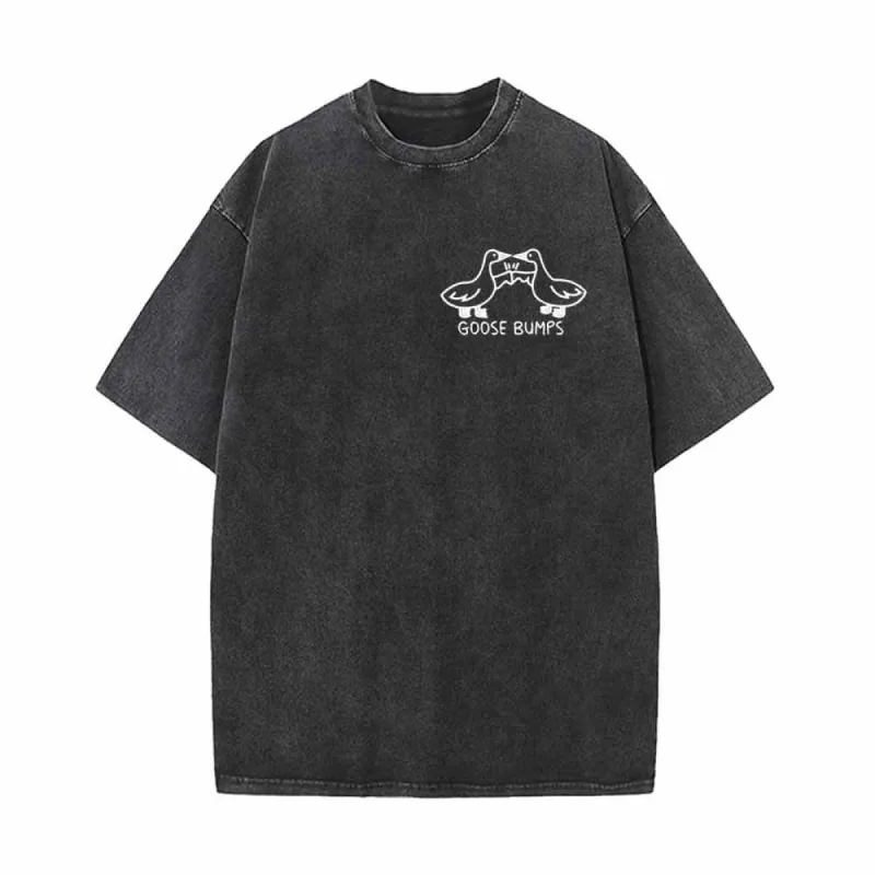 Goose Bumps Cute Vintage Washed T-shirt sold by GTHIC