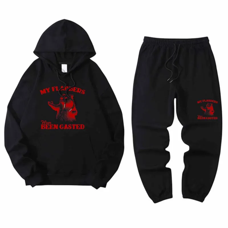 My Flabbers Have Been Gasted Animal Hoodie Pants Set sold by GTHIC