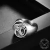 Domineering Cobra Snake Stainless Steel Ring sold by GTHIC