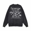 Dogs And Tattoos Letters Vintage Washed Sweatshirt sold by GTHIC