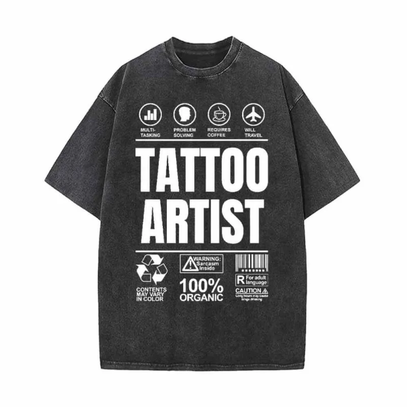 Tattoo Artist Vintage Washed T-shirt sold by GTHIC