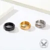 Minimalist Octagonal Nut Stainless Steel Spinner Ring sold by GTHIC