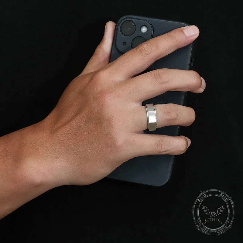 Minimalist Octagonal Nut Stainless Steel Spinner Ring sold by GTHIC product image thumbnail 2