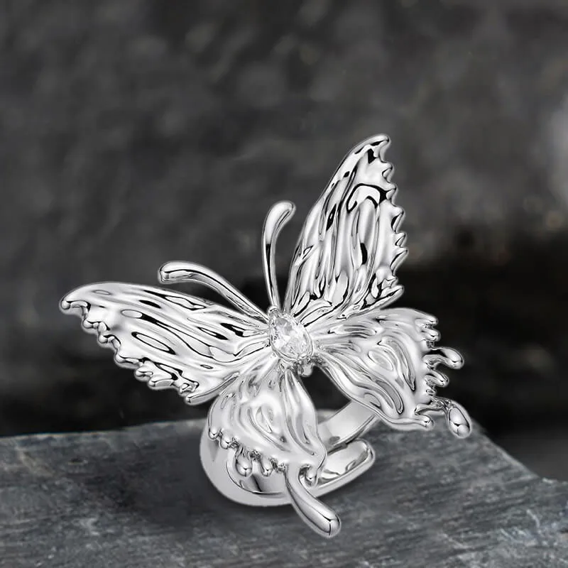 Liquefied Butterfly Copper Open Ring sold by GTHIC product image thumbnail 2
