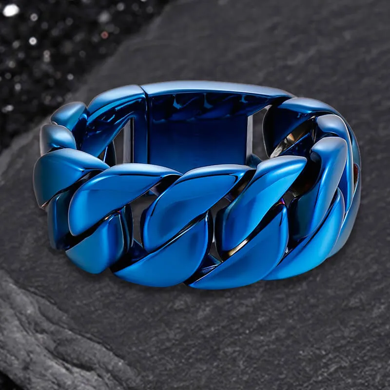 Stylish Heavy Chunky Link Chain Stainless Steel Bracelet sold by GTHIC product image thumbnail 5