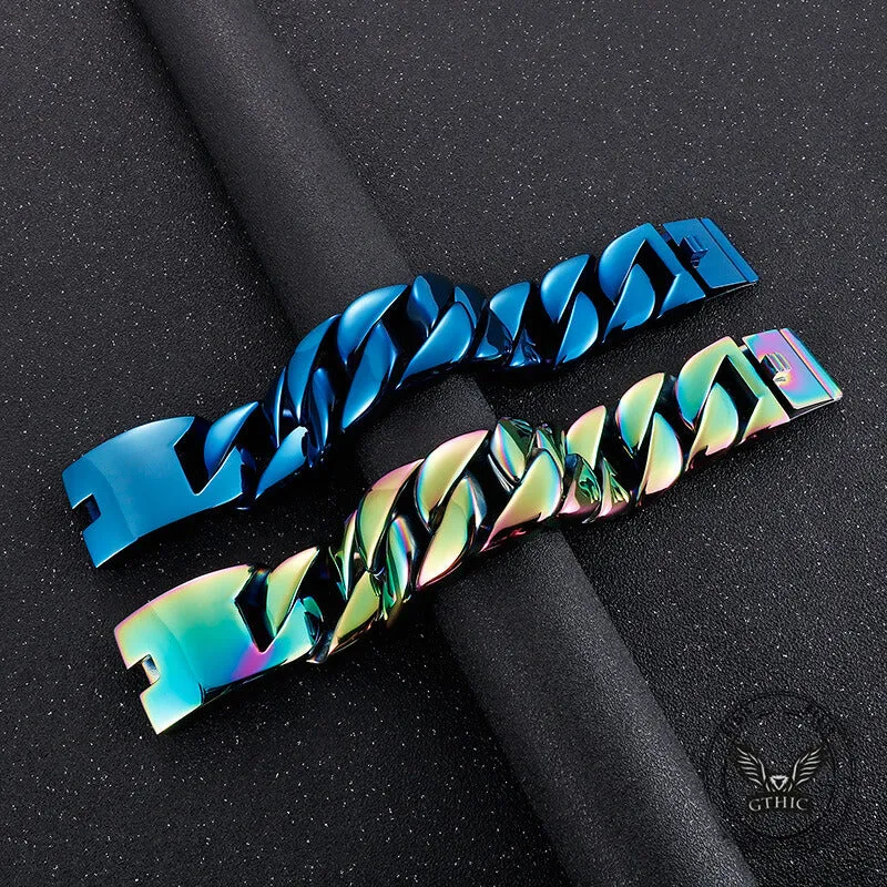 Stylish Heavy Chunky Link Chain Stainless Steel Bracelet sold by GTHIC product image thumbnail 4