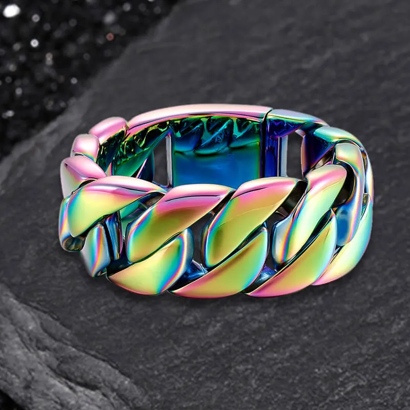 Stylish Heavy Chunky Link Chain Stainless Steel Bracelet sold by GTHIC product image thumbnail 2