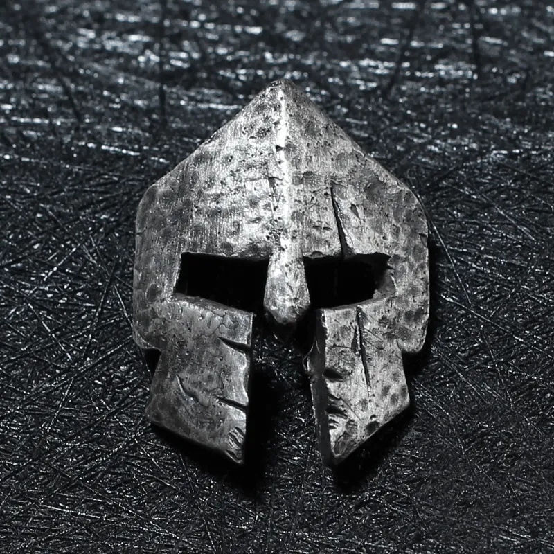Vintage Spartan Warrior Helmet Sterling Silver Pendant sold by GTHIC product image thumbnail 4