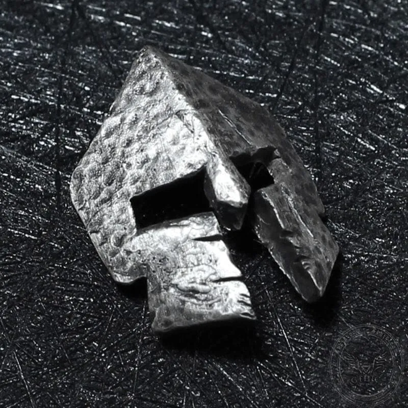 Vintage Spartan Warrior Helmet Sterling Silver Pendant sold by GTHIC product image thumbnail 5